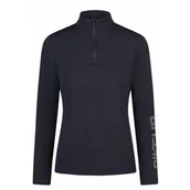 Koszulki jeździeckie - Pikeur Bluzka damska ZIP SHIRT 8276 Sports - nightblue - miniaturka - grafika 1