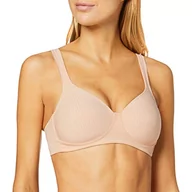 Biustonosze - Triumph Biustonosz Modern Soft+Cotton P A-E 75-110, Neutralny beż., 90E - miniaturka - grafika 1
