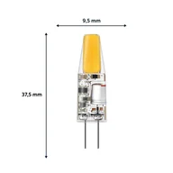 Żarówki LED - Żarówka LED Philips z trzonkiem sztyftowym LED G4 1,7W przezroczysta 2700K 12V - miniaturka - grafika 1