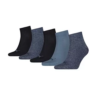 PUMA Skarpety uniseks (5 sztuk), niebieski (Denim Blue), 47-49 EU - Skarpetki męskie - miniaturka - grafika 1