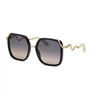 Okulary przeciwsłoneczne - Just Cavalli Okulary przeciwsłoneczne Roberto Cavalli Damskie, Shiny Brown/Yellow Havana, 55/20/140 - miniaturka - grafika 1