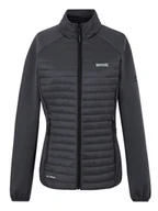 Kurtki i kamizelki sportowe damskie - Regatta Kurtka hybrydowa "Clumber" w kolorze antracytowym - miniaturka - grafika 1