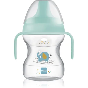 MAM Learn to Drink Cup kubek treningowy z uchwytami Boy 190 ml - Kubki dla dzieci - miniaturka - grafika 1