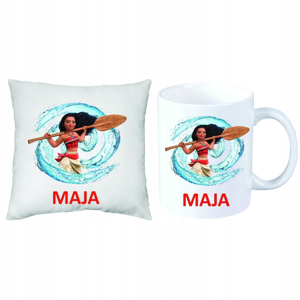 ZESTAW PREZENT PODUSZKA + KUBEK VIANA MAUI MOANA