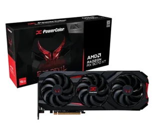 PowerColor Red Devil Radeon RX 9070 XT Backplate Special Edition 16GB GDDR6 256bit FSR RX9070XT 16G-E/OC/BP - Karty graficzne - miniaturka - grafika 1