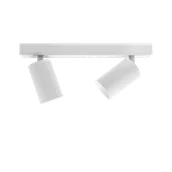 Lampy sufitowe - OxyLED Lampa sufitowa CROSTI LACCE DUE SLIM biała 894729 894729 - miniaturka - grafika 1
