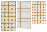 Meble modułowe i akcesoria - UNIMET PODKŁADKA FILCOWA BLISTER BIAŁA FI 40MM - 4SZT U-100-0257 [6702240] - miniaturka - grafika 1