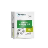 Suplementy naturalne - MEDICINAE Novativ Ginkgo Biloba 120 complex, kaps., 60 szt - miniaturka - grafika 1