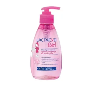 GlaxoSmithKline Lactacyd Girl emulsja do higieny intymnej 200ml - Kosmetyki kąpielowe dla dzieci - miniaturka - grafika 1