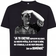 Koszulki męskie - 3214 Koszulka Cytaty Film Jan Himilsbach L Czarna - miniaturka - grafika 1