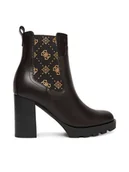 Botki damskie - Guess Botki FLFNLL ELE10 Czarny - miniaturka - grafika 1