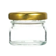 Pojemniki kuchenne - Paczka 30 Szt Słoiczków 40G Z Nakrętkami Złotymi - A30 - miniaturka - grafika 1