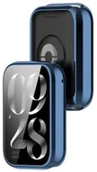 Akcesoria do smartwatchy - Bizon Etui z osłoną ekranu Case Watch Felipe do Xiaomi Mi Smart Band 9 Pro, niebieskie - miniaturka - grafika 1
