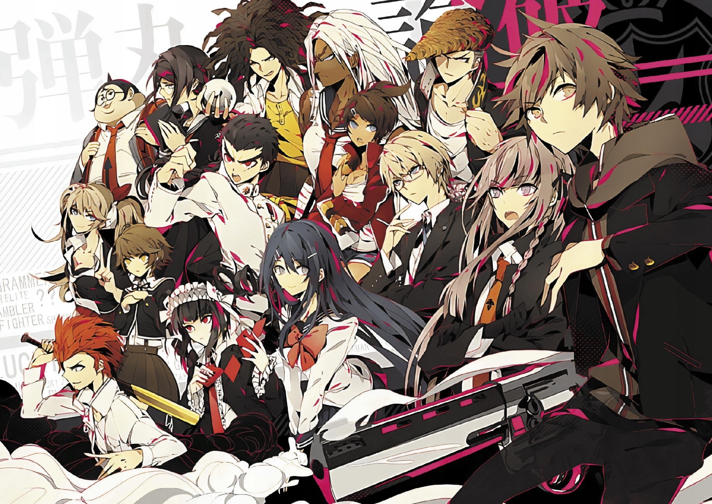 Plakat A1 anime manga Danganronpa