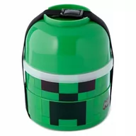 Lunch boxy - Minecraft Creeper Lunchbox Śniadaniowka Bento 3W1 - miniaturka - grafika 1