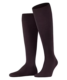 FALKE Mężczyźni Podkolanówki ClimaWool M KH Trwały Lyocell Wełna długie jednokolorowe 1 Para, Czerwony (Barolo 8596), 43-44 - Skarpetki męskie - miniaturka - grafika 1
