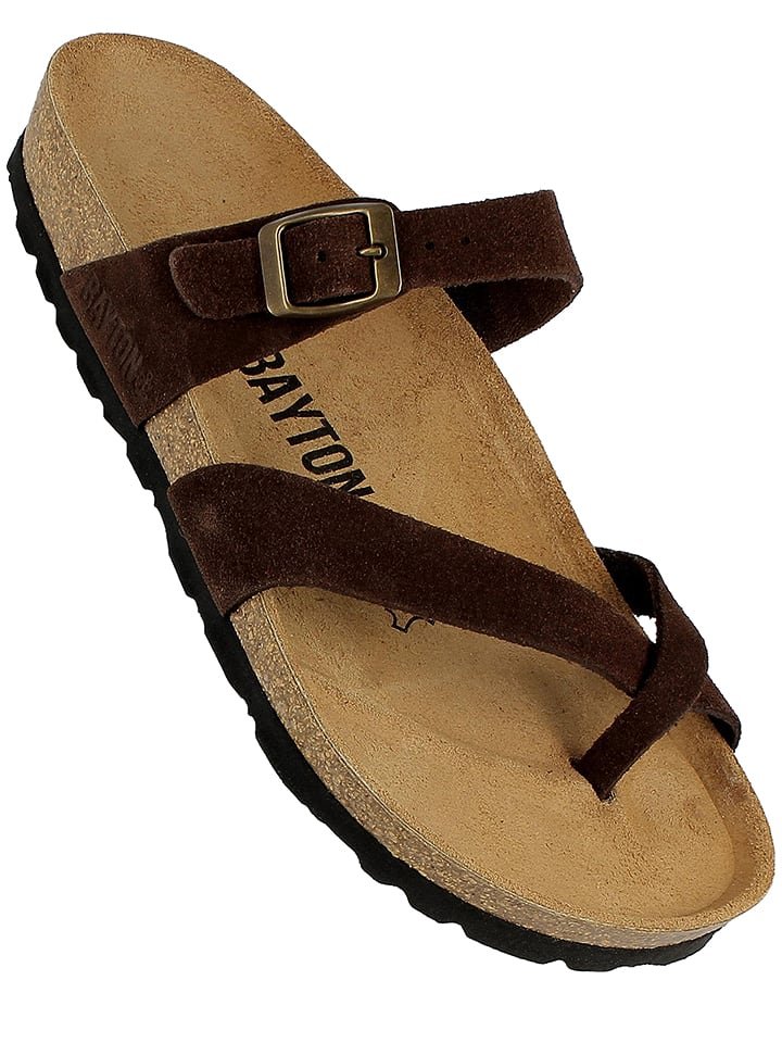 BAYTON Skórzane japonki 