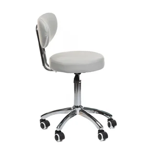 Taboret kosmetyczny BT-229 szary - Krzesła i taborety kosmetyczne - miniaturka - grafika 5