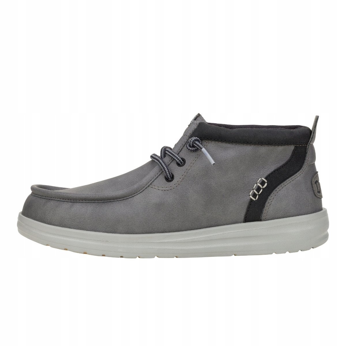 Męskie Wysokie Mokasyny Buty Półbuty Wsuwane HeyDude Wally Grip Classic 46
