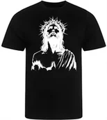 Koszulki męskie - KOSZULKA MĘSKA NADRUK JEZUS RELIGIJNA NA PIELGRZYMKĘ PREZENT PREMIUM XL - miniaturka - grafika 1