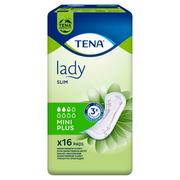 Wkładki higieniczne - TENA - Lady Slim Mini Plus wkładki anatomiczne - miniaturka - grafika 1