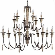 Lampy sufitowe - Belldeco Duży Żyrandol Vintage 3 CD645714 - miniaturka - grafika 1