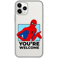Etui i futerały do telefonów - ERT GROUP etui na telefon Iphone 11 PRO, case oryginalny i oficjalnie licencjonowany przez Marvel, wzór Spider Man 030, optymalnie dopasowane, plecki z TPU częściowo przeźroczyste - miniaturka - grafika 1