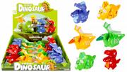 Figurki dla dzieci - Mega Creative, Zabawka naciskana Dino 11 cm, Mix 499176 - miniaturka - grafika 1