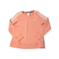 Bluzy damskie - Wciągana bluza damska logo Adidas S - miniaturka - grafika 1