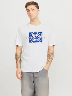 Jack & Jones Koszulka w kolorze białym - Koszulki męskie - miniaturka - grafika 1