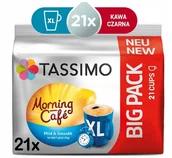Kawa w kapsułkach i saszetkach - Kapsułki do ekspresu TASSIMO Morning Cafe Mild & Smooth XL 21 szt - miniaturka - grafika 1