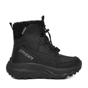 Buty dla chłopców - Śniegowce Spyder A24U0125B-6 Czarny - miniaturka - grafika 1