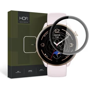 Hofi Szkło hartowane Hybrid Pro+ do Amazfit GTR Mini, czarna ramka - Akcesoria do smartwatchy - miniaturka - grafika 1