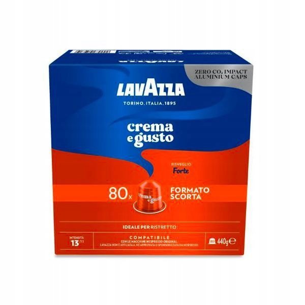 Kawa Lavazza Nespresso Crema E Gusto Forte 80 kapsulki