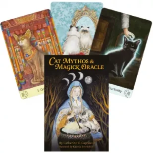 Cat Mythos & Magick, karty do wróżenia - Ezoteryka - miniaturka - grafika 1