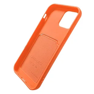 Card Case silikonowe etui portfel z kieszonką na kartę dokumenty do Xiaomi Redmi 10X 4G / Xiaomi Redmi Note 9 bordowy - Etui i futerały do telefonów - miniaturka - grafika 5