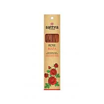 Sattva Sattva Kadzidełka Naturalne Róża 15 szt CAC6-3596A - Kadzidła i dodatki - miniaturka - grafika 1