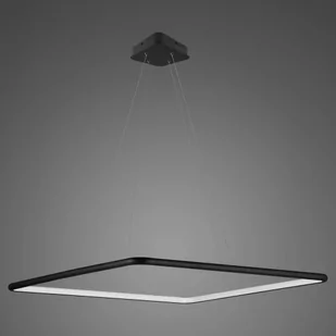 Lampa wisząca Ledowe Kwadraty No.1 80cm in 4k czarna ściemnialna Altavola Design - Lampy sufitowe - miniaturka - grafika 1