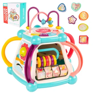 Kostka Sensoryczna Interaktywna Edukacyjna Zabawka Dźwięk Światło - Zabawki interaktywne dla dzieci Kostka Sensoryczna Interaktywna Edukacyjna Zabawka Dźwięk Światło - Zabawki interaktywne dla dzieci - miniaturka - grafika 1