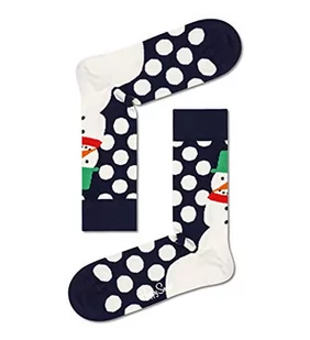 Happy Socks Damskie skarpety Happy Jumbo Snowman, granatowe, 4 7 UK, granatowy, 37-40.5 EU - Skarpetki damskie - miniaturka - grafika 1