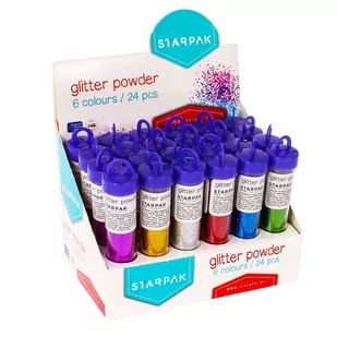 Starpak Brokat sypki, 15 g, mix kolorów - Pozostałe akcesoria dla plastyków - miniaturka - grafika 1