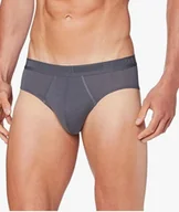 Majtki męskie - SLOGGI MAJTKI MĘSKIE SLIPY SZARE Z LOGO M S4S - miniaturka - grafika 1