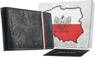 Portfele - Portfel Męski ROVICKY Skóra Licowa Poziomy Dwa Skrzydełka N992A-HP/ 3278 RFID ,,GODŁO,, GRANATOWY 12.5 x 9 x 2 [cm] - miniaturka - grafika 1