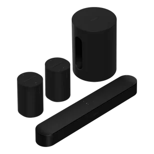 SONOS BEAM (Gen2) + 2x ERA 100 + Sub MINI (komplet/czarny) - Soundbary - miniaturka - grafika 1