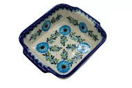 Brytfanny - Ceramiczne naczynie kwadratowe małe Ceramika Bolesławiec - miniaturka - grafika 1