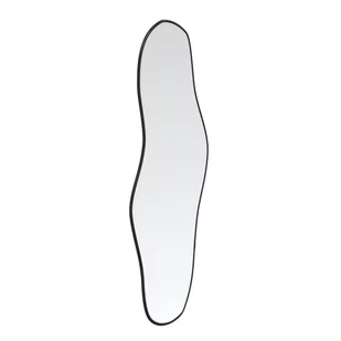 Lustro ścienne, czarne, 100x45 cm Lumarko - Lustra - miniaturka - grafika 4