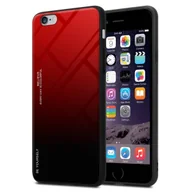 Etui i futerały do telefonów - Pokrowiec Do Apple iPhone 6 PLUS / 6S PLUS Etui w CZERWONO - CZARNY TPU Obudowa Case Cover Plecki Ochronny Cadorabo - miniaturka - grafika 1