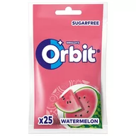 Gumy do żucia, lizaki, dropsy - Orbit Watermelon Guma do żucia bez cukru 35 g (25 sztuk) - miniaturka - grafika 1