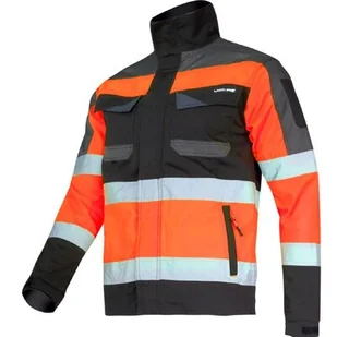 LAHTI PRO Kurtka ostrzegawcza robocza Slim Fit roz 2XL/L4041205 LPL4041205 - Odzież robocza - miniaturka - grafika 1
