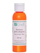 Farby i media malarskie - Dalprint Neonowa farba akrylowa do dekupażu 60ml - Orange DPCRAFT AA766DLP - miniaturka - grafika 1